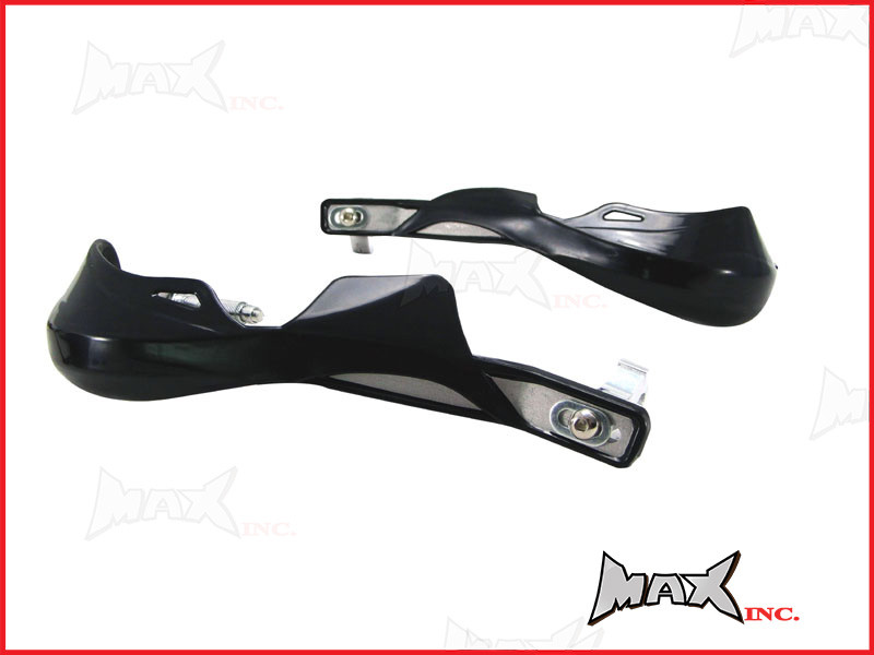 High Quality Black Plastic / Aluminium Hand Guards - Fits 7/8 Bars