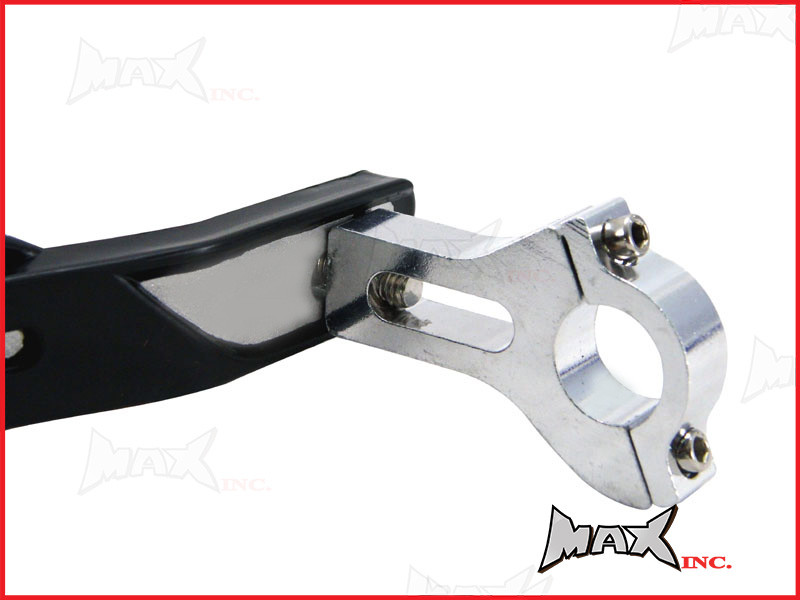 High Quality Black Plastic / Aluminium Hand Guards - Fits 7/8 Bars