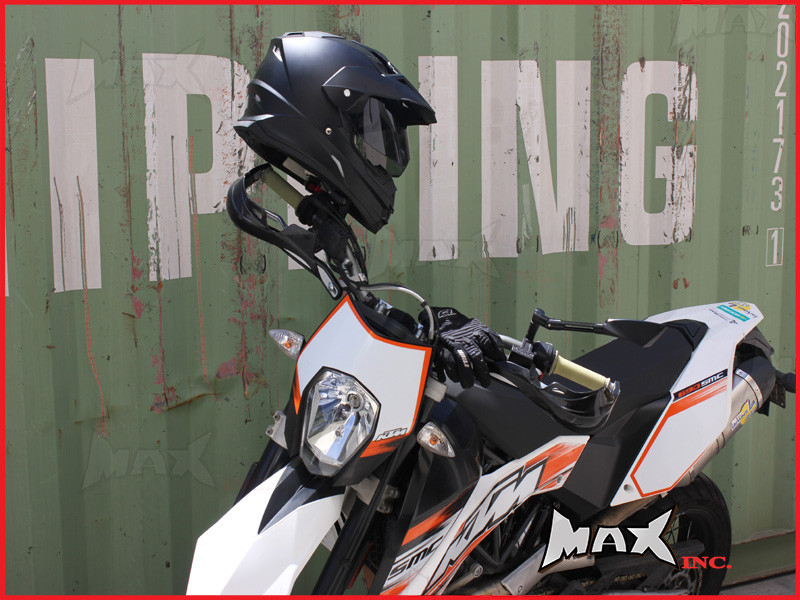 High Quality Black Plastic / Aluminium Hand Guards - Fits 7/8 Bars