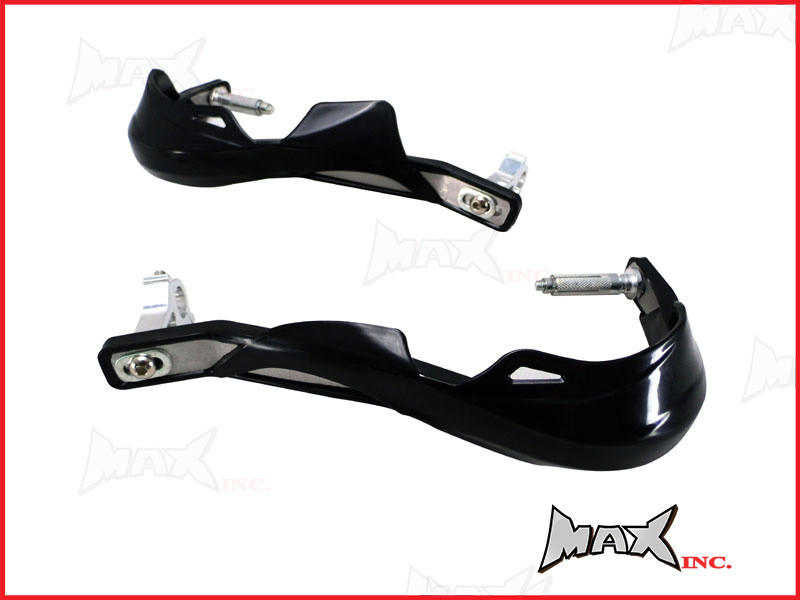 High Quality Black Plastic / Aluminium Hand Guards - Fits 7/8 Bars