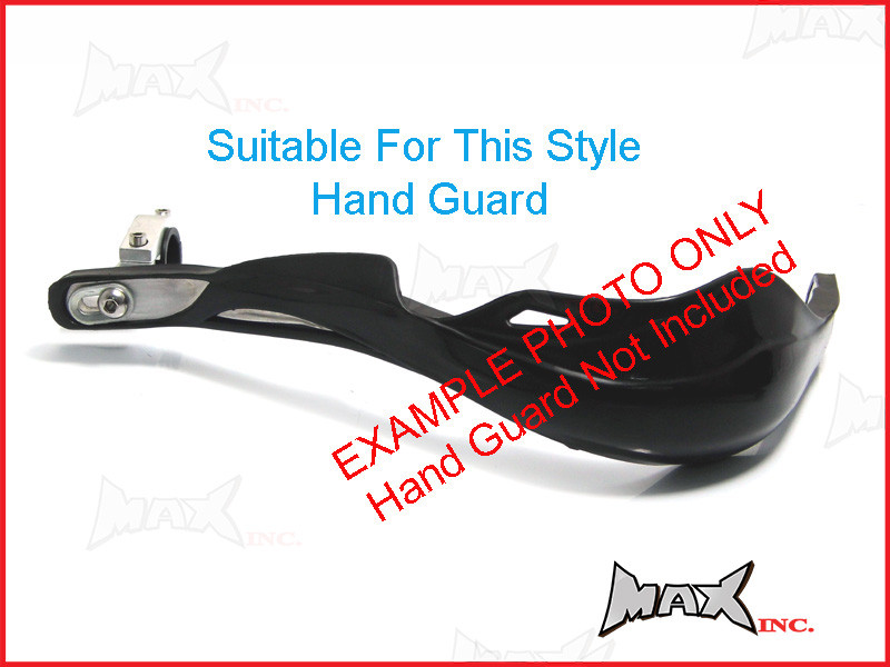 Oversize Fat Bar Hand Guard Brackets - Fits Acerbis Rally Pro Guards