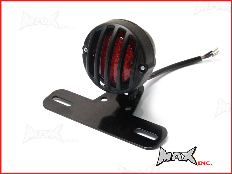 Matte Black Aluminium Prison Style LED Stop / Tail Light