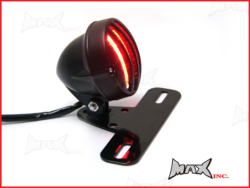 Matte Black Aluminium Prison Style LED Stop / Tail Light