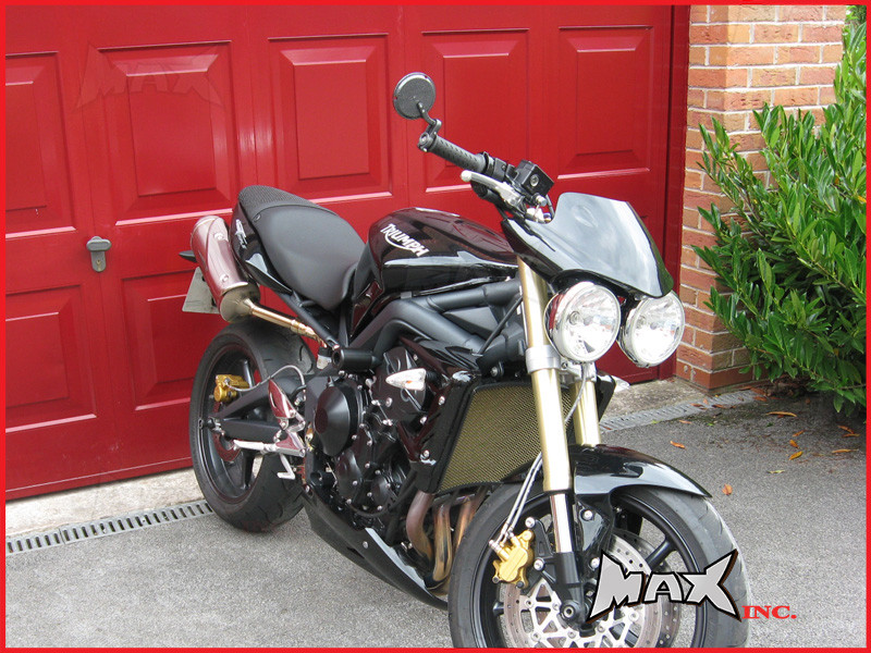 Pair Of Carbon Pattern Round Bar End Mirrors