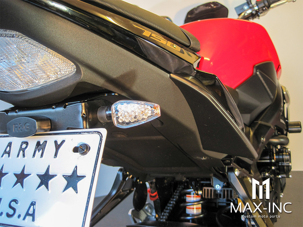 Black Micro LED Turn Signals / Indicators - Small & Bright