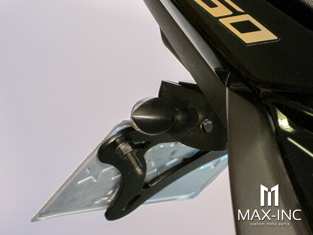 Black Alloy Micro Cyclops LED Turn Signals / Indicators - Small & Bright