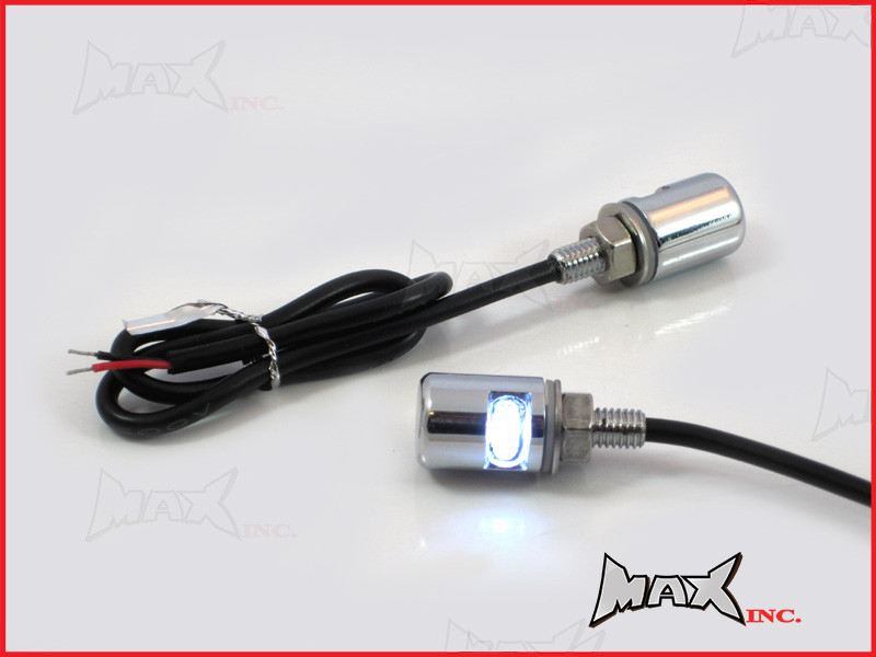 Chrome LED License / Number Plate Bolts