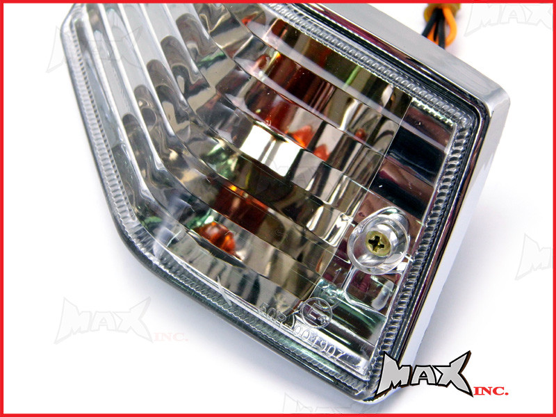 Vespa PX Series High Quality Chrome Retro Style Indicator Set - EMARKED