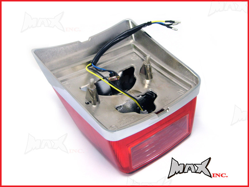 Vespa PX Series High Quality Chrome Retro Style Tail Light - EMARKED