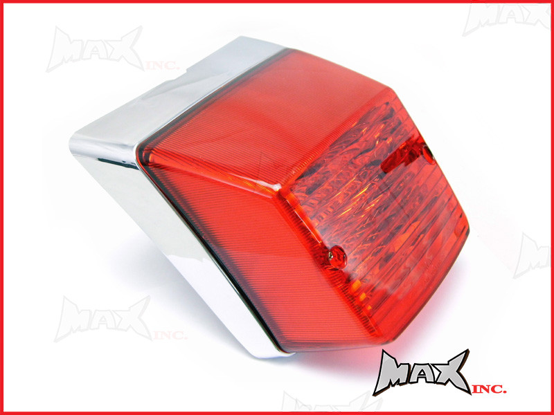 Vespa PX Series High Quality Chrome Retro Style Tail Light - EMARKED