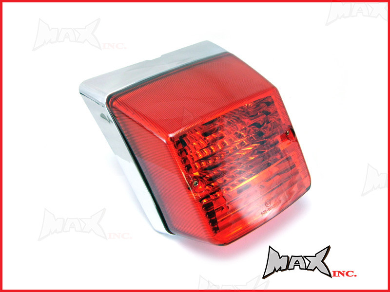 Vespa PX Series High Quality Chrome Retro Style Tail Light - EMARKED