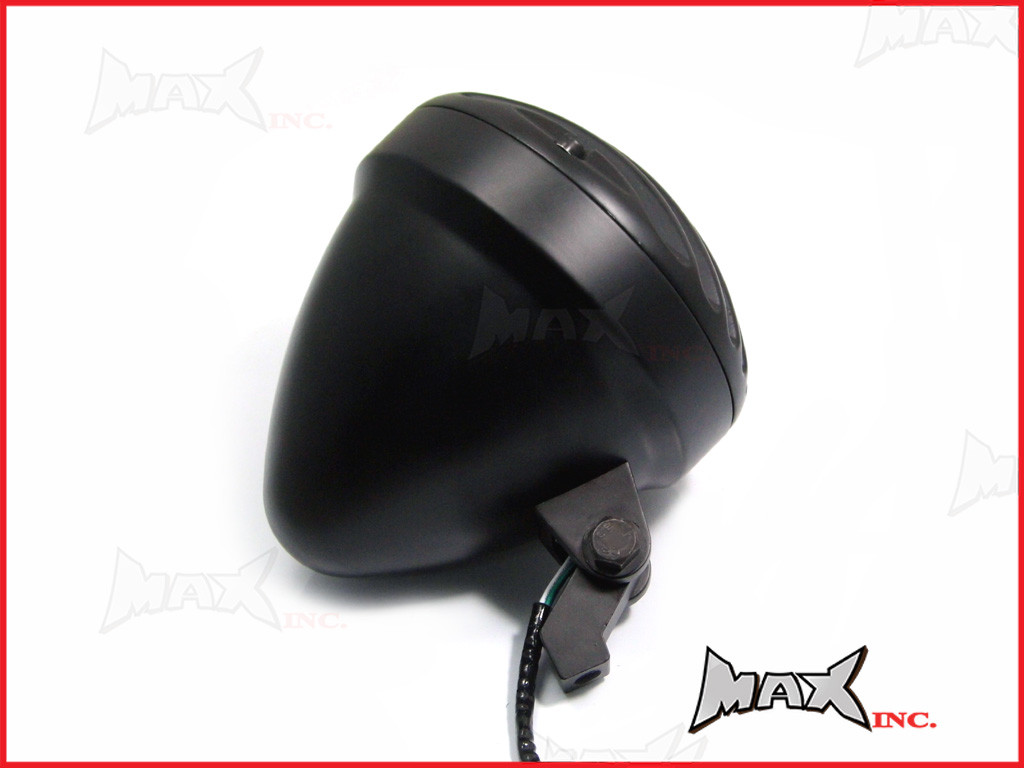 6.5 INCH Matte Black Universal Aluminium Prison Bar Headlight