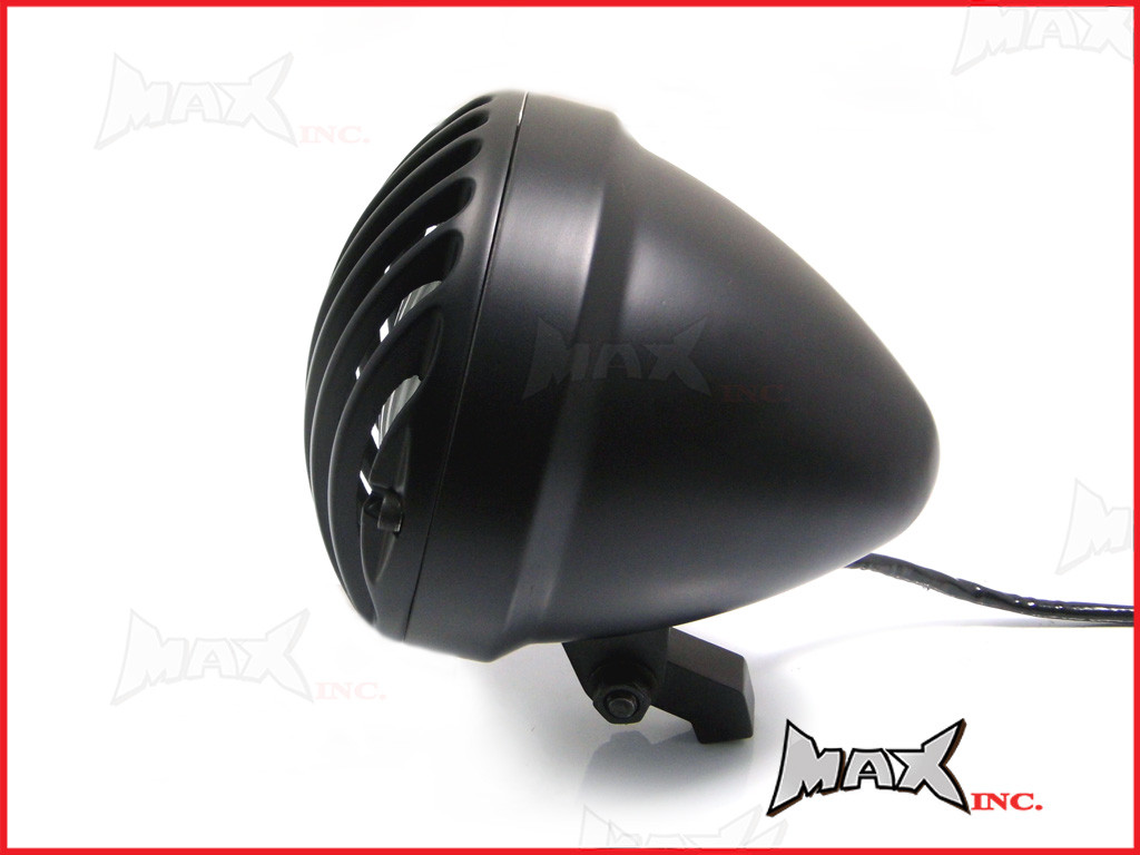6.5 INCH Matte Black Universal Aluminium Prison Bar Headlight