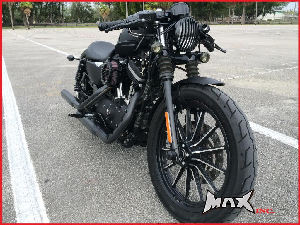 6.5 INCH Matte Black Universal Aluminium Prison Bar Headlight