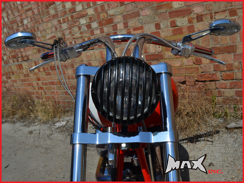 6.5 INCH Matte Black Universal Aluminium Prison Bar Headlight