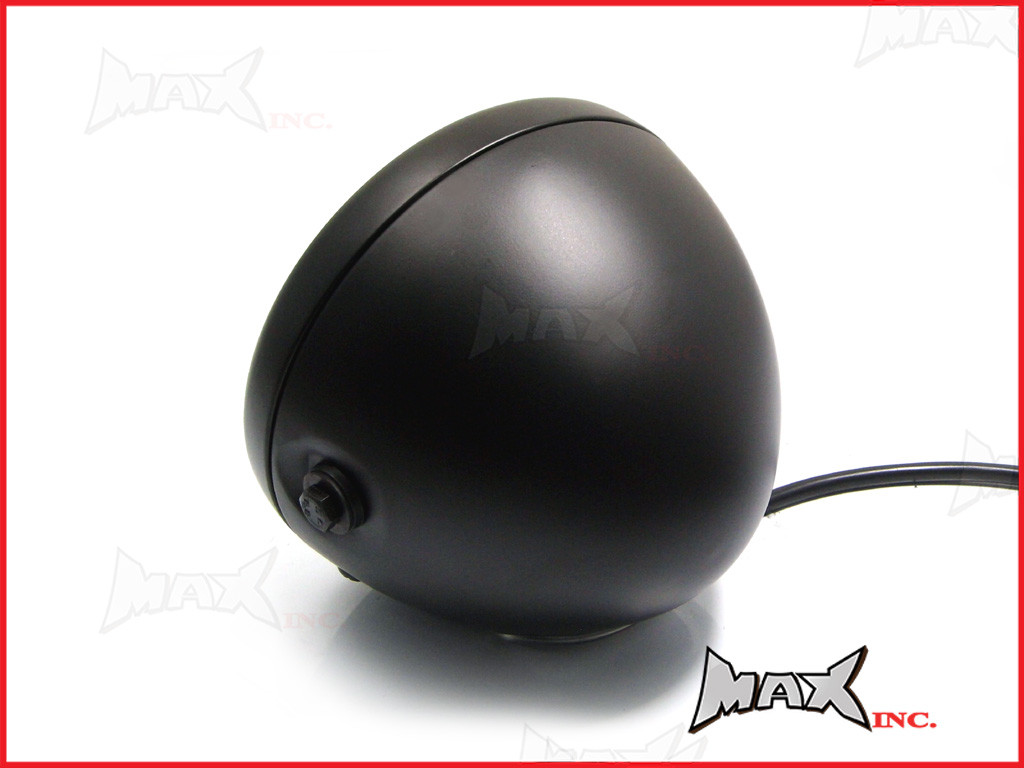 6.75 INCH Matte Black Universal Metal Classic Headlight