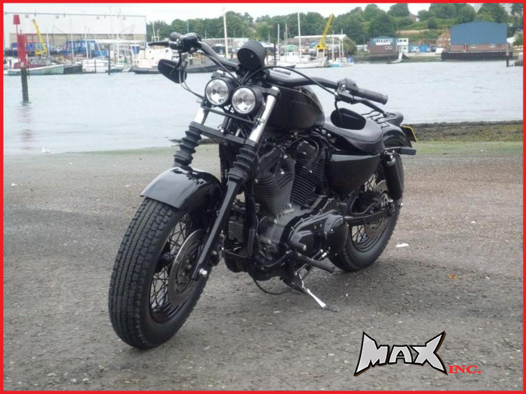 Black Universal Metal Twin Headlight - 2 x 35 Watt Halogen Bulbs