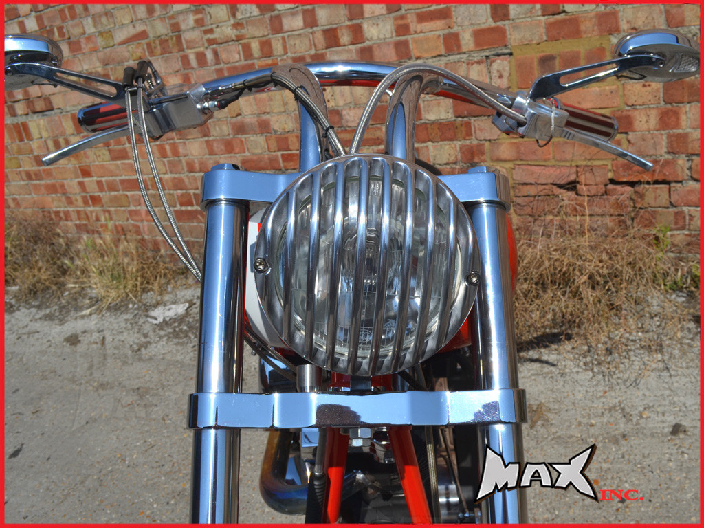 6.5 INCH Polished Aluminium Universal Prison Bar Headlight