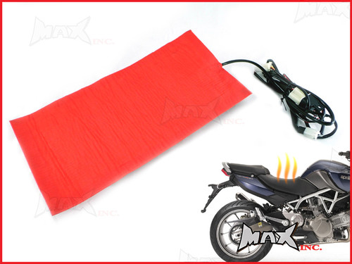 Universal 12v Carbon Fiber Motorcycle Seat Heater