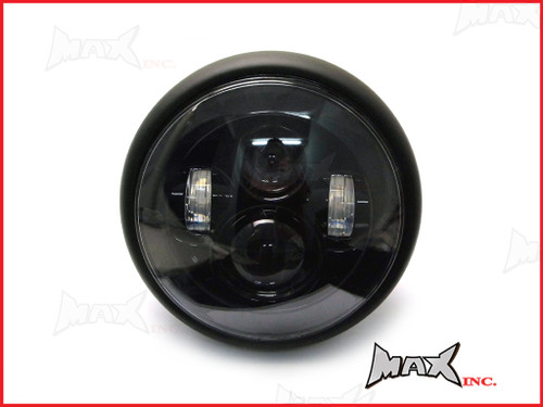 7.5 INCH High Quality Projector LED Matte Black Metal Headlight