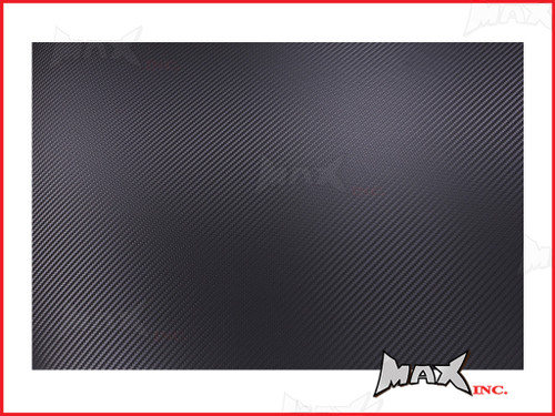 High Grade Self Adhesive Black 3D Carbon Fiber Vinyl Wrap - 45cm x 37cm
