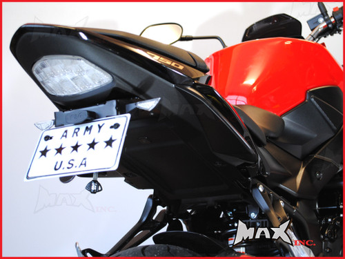 Black Tiny LED Turn Signals / Indicators - Universal Fitment