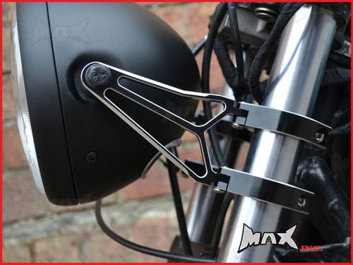 MAX Razor High Quality CNC Machined Headlight Brackets - 52/53mm Diameter