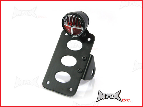 Black Side Axle Mount Miller Replica LED "Stop" Tail Light