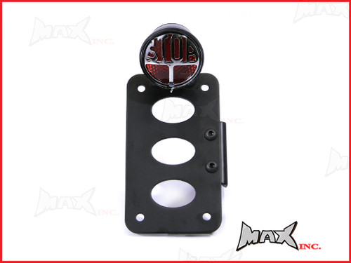 Black Side Axle Mount Miller Replica LED "Stop" Tail Light