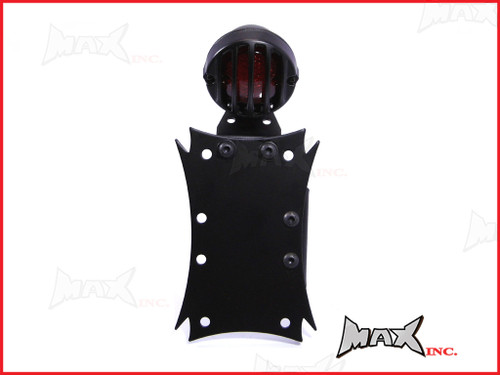 Black Side Axle Mount Prison Bar Grill LED Stop / Tail Light