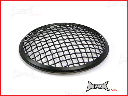 7 INCH Matte Black Mesh Grill Metal Headlight Cover