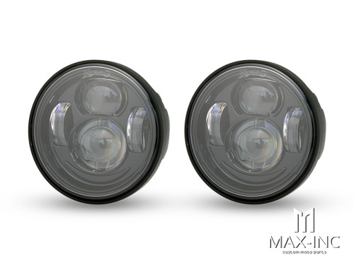 Harley Dyna Fat Bob Twin LED Headlight Set