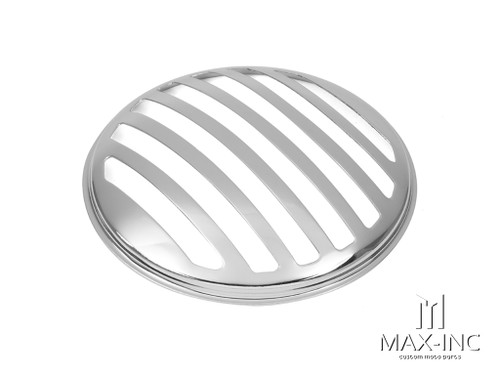 5.75" Chrome Prison Bar Grill Metal Headlight Cover