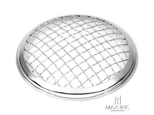  5.75" Chrome Mesh Grill Metal Headlight Cover