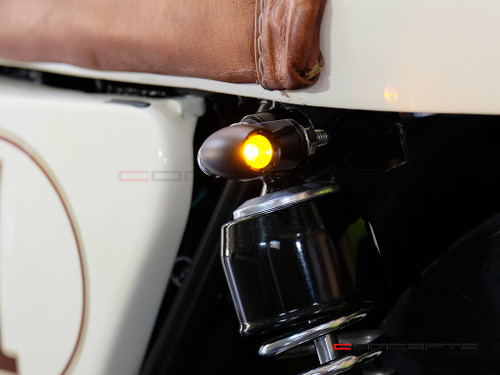 MAX LADZ Black CNC Machined Alum Mini LED Indicators / Turn Signals + Running Lights