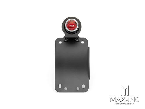 Black Curved Side Mount Lucas Replica LED Stop / Tail Light