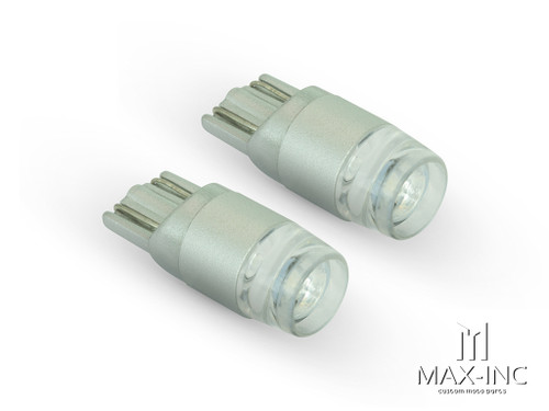 Blue 12v / T10 W5W LED Projector Bulbs - Pair