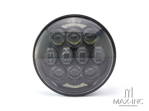 5.75" Black Multi Projector LED Headlight Insert - 80w