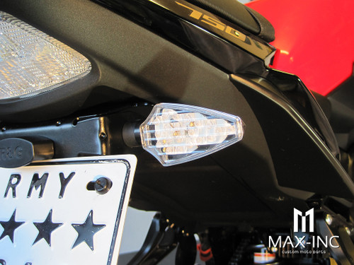 Carbon Pattern Full Size LED Turn Signals / Indicators - Emarked