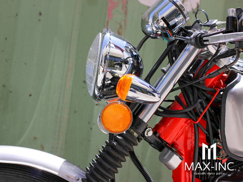 Chrome Universal Classic Bullet Turn Signals / Indicators - Emarked