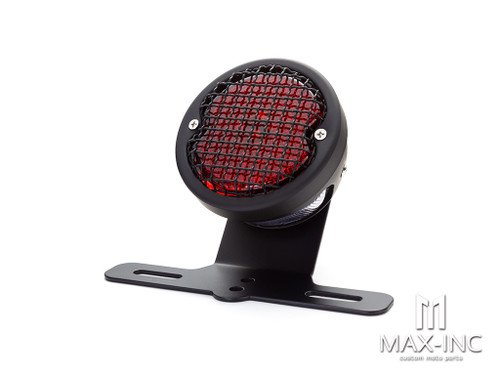 Matte Black Mesh Grill Metal LED Stop / Tail Light
