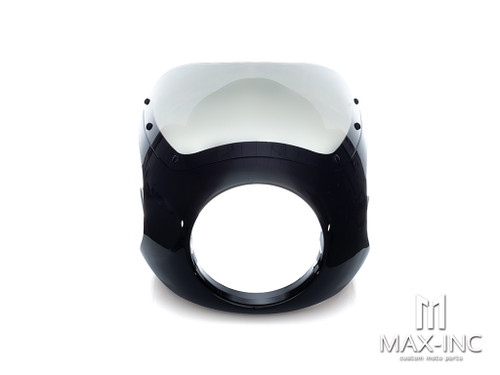 Black Universal Broman Cafe Racer Headlight Fairing / Cowl