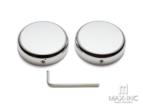 CHROME UPPER FORK CAPS FOR HARLEY SOFTAIL STREET BOB 2018-2020 FXBB Model