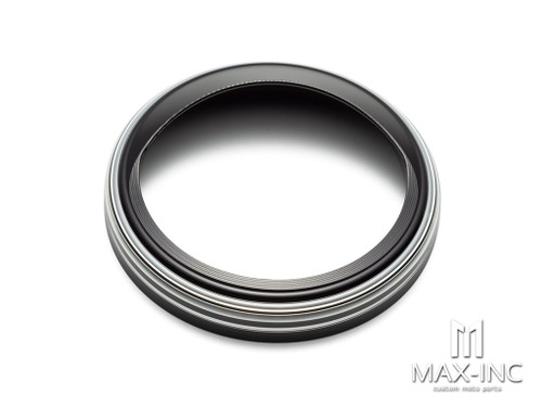 5 Inch Visor Speedometer Gauge Bezel Cover Trim Ring Fit For Harley Softail FXST/BLACK CUT