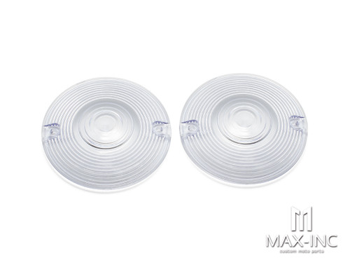 Motorcycle Clear Turn Signal Light Lens Cover 2PCS For Harley Touring Road Electra Glide Road King FLHR Softail