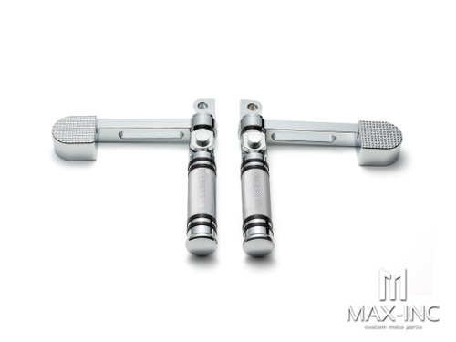 Motorcycle Foot pegs Heel Stirrup Footrests Moto Foot Rest case for Harley Touring Softail 883 1200 XL Dyna Fatboy Sportster