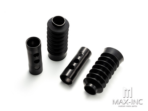 Harley 883 1200 Damping sleeve decorative sleeve (lower rubber sleeve) (upper aluminum three hole)