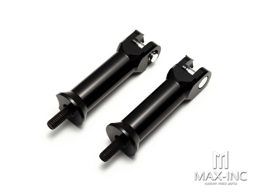 Motorcycle Passenger Foot Pegs Support Mount 2.25" Footrest Clevis Kit For Harley Softail Fatboy Heritage Softail FXST 2000-2006