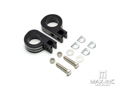 Black Cut Refit the mounting and fixing bracket of the guard bar Pedal 38MM