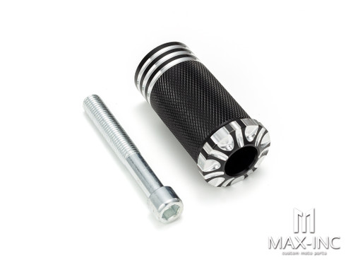 Black Cut Harley XL883 1200 X48 Motorcycle Shift Gear Lever Shifter Peg